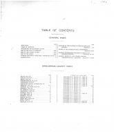 Table of Contents, Gasconade County 1913